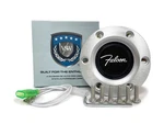 Vsw 6-BOLT Brushed Horn Button With Falcon Gel Emblem. Fixed Price $39.99.