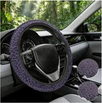 Cheetah Print Steering Wheel Cover For 14.5-15 Inch Cars, Stylish Decor. Fixed Price $33.09.