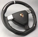 Steering Wheel Porsche Exclusive 997 987 Performance Flat Carbon Valance. Fixed Price $2889.15.
