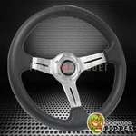 Black Pvc Leather Chrome Center 2" Deep Dish Racing Steering Wheel For Nissan. Fixed Price $42.31.