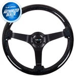 New Nrg 3"DEEP Steering Wheel 350MM Black Sparkle Wood And Spokes RST-036BSB-BK. Fixed Price $198.00.