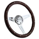 1974 To 1994 Chevy C-series, Suburban Dark Mahogany 15" Steering Wheel Kit. Fixed Price $269.99.