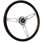 Vsw 15 3-SPOKE Dark Wood/ Brushed Aluminum Steering Wheel W/ 6-BOLT 70MM Pcd. Fixed Price $260.99.