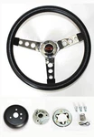 Grant Black Steering Wheel 13 1/2 Fits 1960-1969 C10 K10 C20 Pick Up Blk/rd Cap. Fixed Price $119.92.