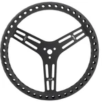 Longacre 52-56867 15" Flat Uncoated Black Aluminum Steering Wheel. Fixed Price $114.99.