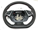 2017 Camaro Ss Steering Wheel /w Fifty Badge Red Stitching Oem 33K. Fixed Price $129.99.
