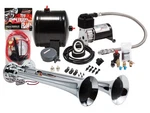 Kleinn HK2 Chrome Dual Air Horn Kit. Fixed Price $359.95.