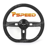 14" 6-BOLT D-shape 350MM Black Microfiber Leather Wrapped Billet Steering Wheel. Fixed Price $116.99.