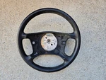 2004-2006 Bmw E83 X3 4-SPOKE Factory Leather Steering Wheel Multifunction Oem. Fixed Price $31.15.