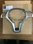 Original Mercedes Benz W204 C-class Silver Steering Wheel Trim Cover Genuine. Fixed Price $99.99.