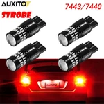 4PCS Auxito Red 7443 7440 Led Brake Tail Stop Light Rear Blinker Bulbs Canbus. Fixed Price $21.84.