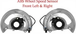 2 Abs Wheel Speed Sensor & Dust Shield Front Left Right Fits:chevrolet Gmc Rwd. Fixed Price $59.72.