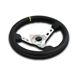 Nrg ST-006R-SL-Y Car/auto 350MM Deep Dish Aluminum Spoke Leather Steering Wheel. Fixed Price $132.99.
