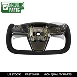 Oem Tesla Model X Yoke Steering Wheel 1622612-00-H Plaid Mechanical Horn. Fixed Price $899.00.
