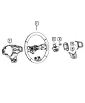 Genuine Mopar Steering Wheel 5SQ15KC5AA. Fixed Price $338.66.
