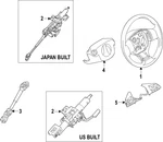 Genuine Nissan Steering Wheel 48430-6RF2B. Fixed Price $536.21.