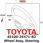 New Toyota Genuine 2007-2014 Fj Cruiser Wheel Assy, Steering 45100-35471-B2. Fixed Price $529.99.
