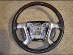 Oem 2007-2016 Gmc Acadia Denali Heated Steering Wheel Ebony Leather Wood. Fixed Price $159.99.
