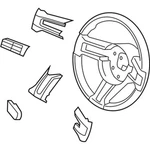 Genuine Ford Steering Wheel AR3Z-3600-EB. Fixed Price $241.79.