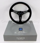 Nardi Steering Wheel Deep Dish Corn 350 Mm Black Suede Leather Classic Horn. Fixed Price $475.66.