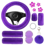 13 Pieces Fluffy Steering Wheel Cover Set, Luoyoyy Cute Fur Car Acc... Fast Ship. Fixed Price $31.99.