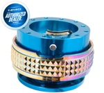 New Nrg Gen 2.1 Quick Release Blue Body Neochrome Ring SRK-210BL-MC. Fixed Price $159.50.