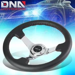 Nrg ST-036CH 350MM 3"DEEP Dish Leather Red Stitch Chrome Spoke Steering Wheel. Fixed Price $160.58.