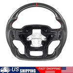 Carbon Fiber Style Steering Wheel Ford F150 2021-24 No Heated Leather Grips. Fixed Price $200.00.