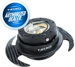 New Nrg Ball Lock Quick Release Gen 3.0 Black Body Carbon Fiber Paddle SRK-650CF. Fixed Price $200.20.