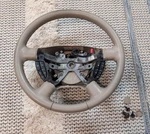 03-06 Ford Expedition Navigator Steering Wheel Tan Parchment Leather Oem. Fixed Price $89.99.