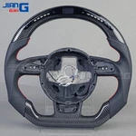 Carbon Fiber Led Flat Sport Steering Wheel For Audi RS3 RS4 RS5 12-16. Fixed Price $499.00.