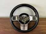 2013 Jeep Grand Cherokee Overland Leather Steering Wheel W/ Black Wood Grain. Fixed Price $100.00.