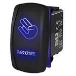 Led Backlit Rocker Switch The Shocker Rat Hot Rod Drag Race Track Car Blue. Fixed Price $21.99.