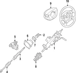 Genuine Nissan Steering Wheel 48430-6JL1B. Fixed Price $1692.43.