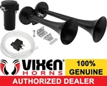 Loud Dual Trumpet Train Air Horn System Kit Car/truck/rv 12V Black VXH2311B. Fixed Price $30.07.