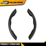 Universal 15" Steering Wheel Cover Anti-slip Carbon Fiber Auto Accessories. Fixed Price $14.65.