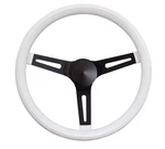Grant 8546W Classic Series Chrome Slotted Wheel White Grip 3-SPOKE Design. Fixed Price $84.99.