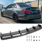 For Mercedes Benz W212 E350 E550 Rear Bumper Diffuser 6 Shark Fins Splitter Lip. Fixed Price $65.19.