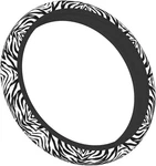Zebra Steering Wheel Covers Non Slip Neoprene Stripe Pattern Prot. Fixed Price $17.99.
