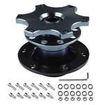 Racing Car Universal Steering Wheel Snap Off Hub Quick Release Adapter Boss Kit. Fixed Price $23.49.