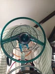 1942-48 Lincoln Zephyr Steering Wheel Blue/green Transparent (beautiful). Fixed Price $2500.00.