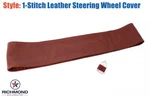 2011-2012 Ford F250 F350 King Ranch -leather Steering Wheel Cover -1-STITCH Wrap. Fixed Price $142.28.