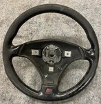 Oem Audi S4 A4 B5 3 Spoke Leather Steering Wheel Sport 8D0419091. Fixed Price $49.99.