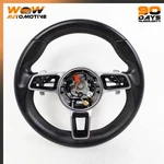 14-18 Porsche Macan 95B Steering Wheel Paddle Shifters Assembly Black Oem. Fixed Price $274.84.