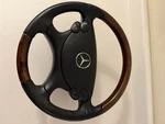 07-09 Mercedes W211 E350 Front Left Driver Side Steering Wheel Wood Gray Oem. Fixed Price $160.00.