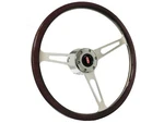 1955-68 Oldsmobile 6-BOLT 15" Deluxe Espresso Wood Steering Wheel Kit, Rocket. Fixed Price $422.99.