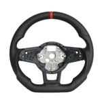 Full Leather Sport Steering Wheel For Vw MK7.5 Golf Gti 2015-2020. Fixed Price $219.88.