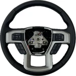 New Oem 17-20 Ford F-150 Black Leather Steering Wheel W/ Cruise Control Switches. Fixed Price $449.94.