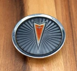 Vintage Pontiac Arrowhead Wheel Center Cap Hub Insert Black Silver Orange. Fixed Price $24.53.