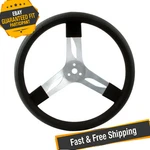 Quickcar 68-002 Black 17" Aluminum Steering Wheel. Fixed Price $96.83.